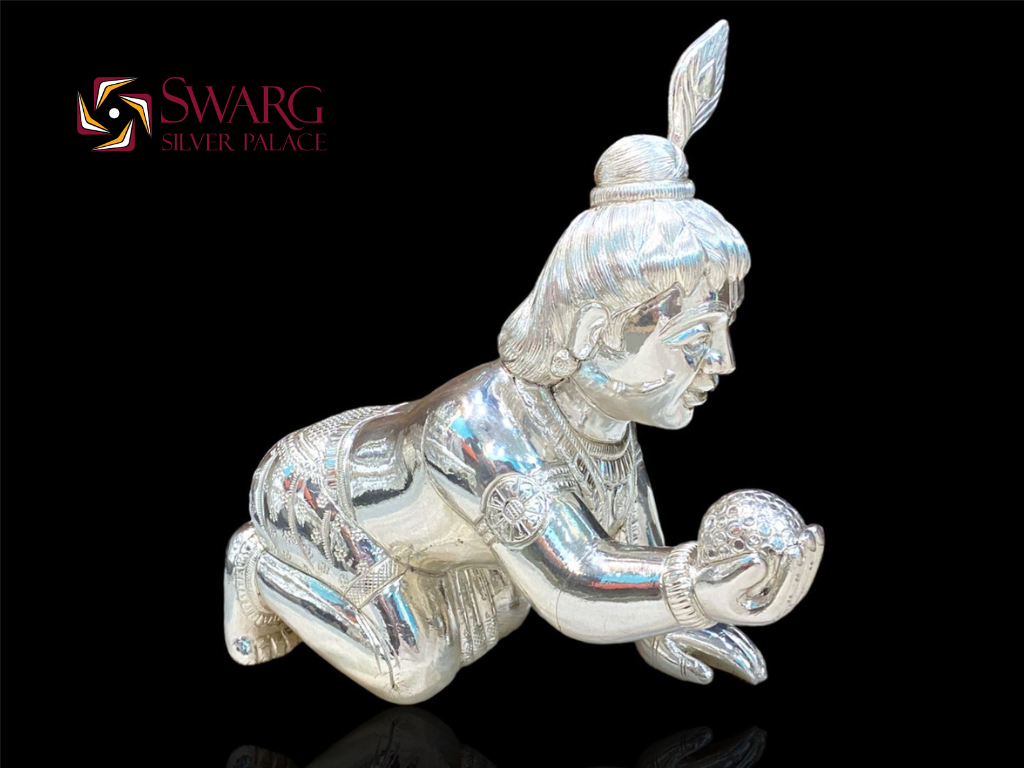 Customise Silver Idols  95% Pure Silver Idol  : CUSTOM DESIGN BY SWARG SILVER PALACE